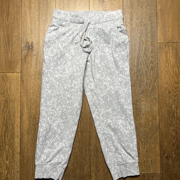 Lululemon Ready To Rulu Cropped Joggers Womens 4 Grey Speckle Spritz Jacquard - Picture 1 of 7